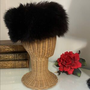 Elegant Black Fur Hat
